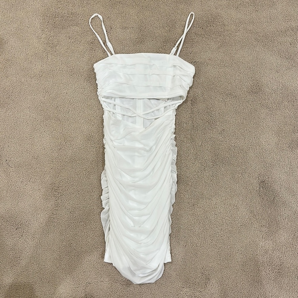 Hello Molly White Mini Dress